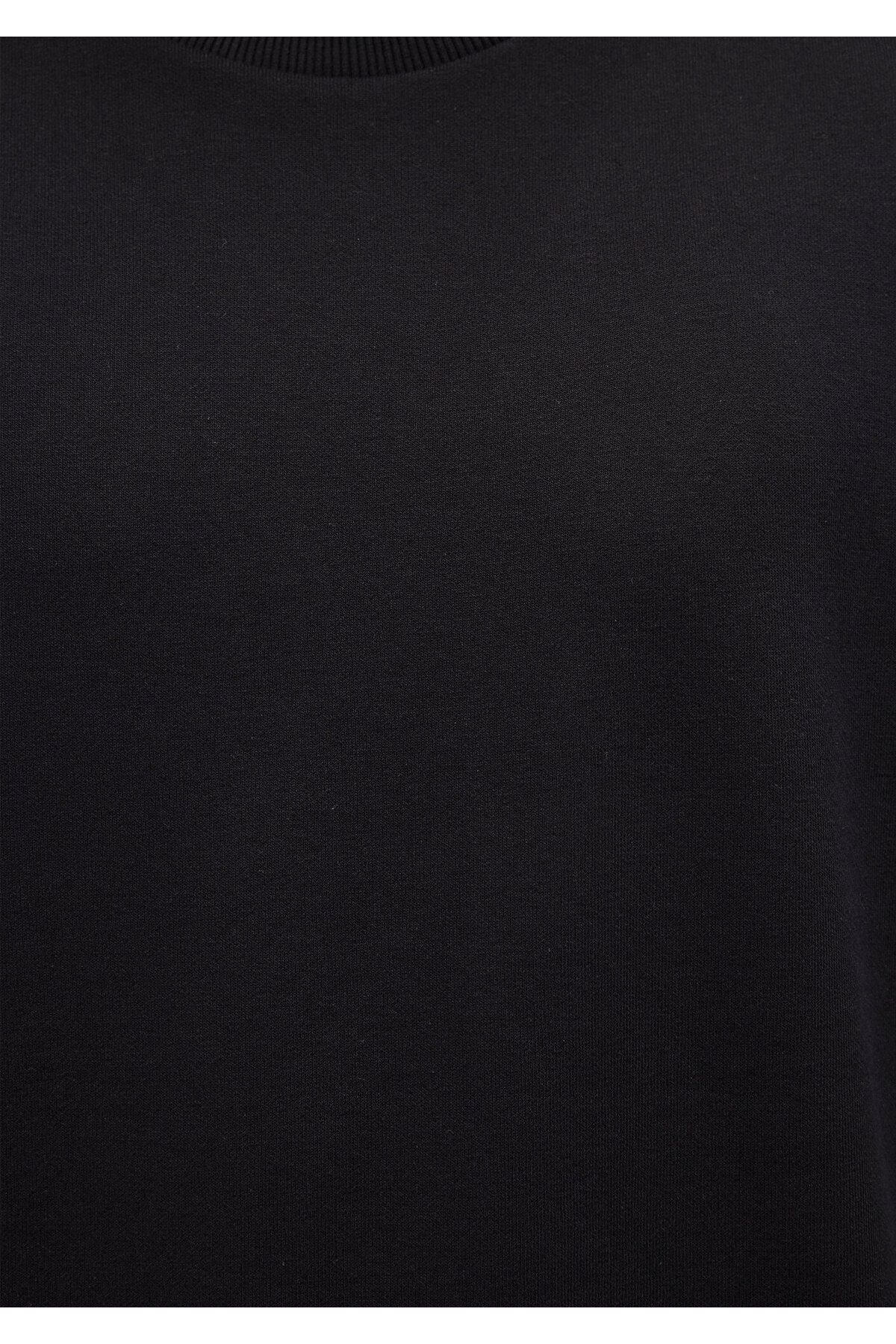 MAVİ ERKEK BİSİKLET YAKA SWEATSHIRT  Siyah 0S10276-900