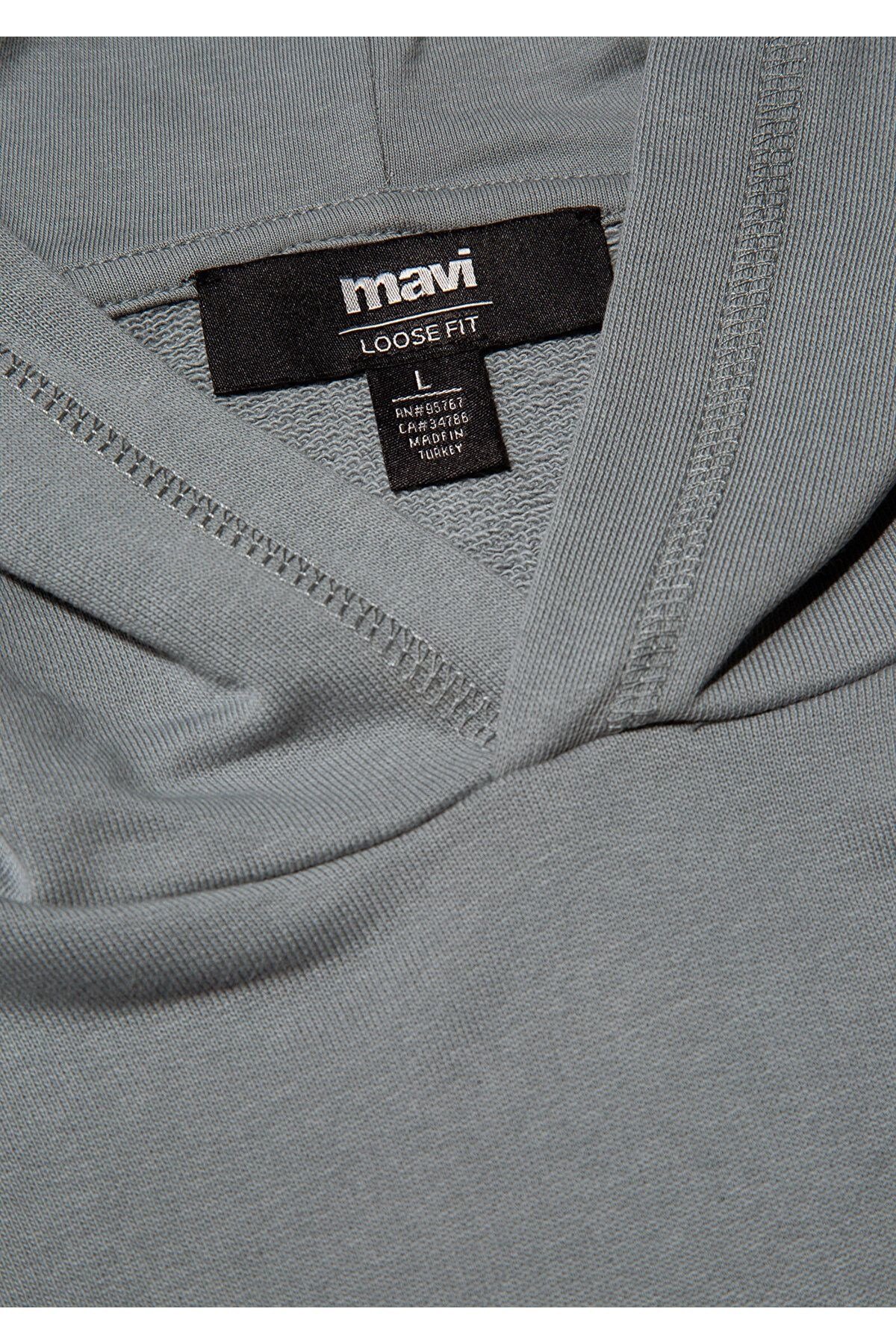 MAVİ ERKEK BUGS BUNNY KAPÜŞONLU SWEATSHIRT Çelik Gr 0S10102-70098