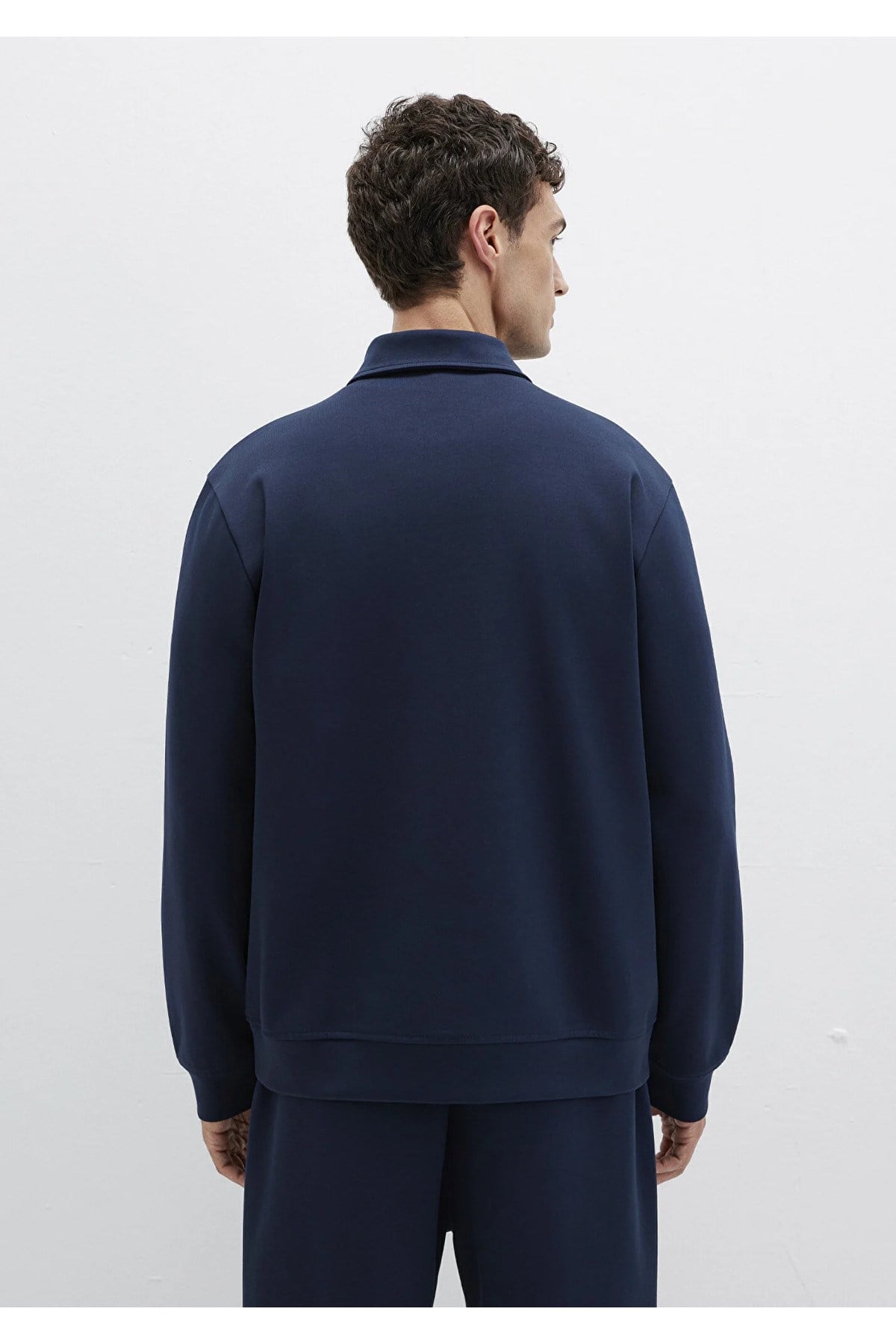 MAVİ ERKEK HALF ZIP SWEATSHIRT Safir Lacivert 0S10382-80872