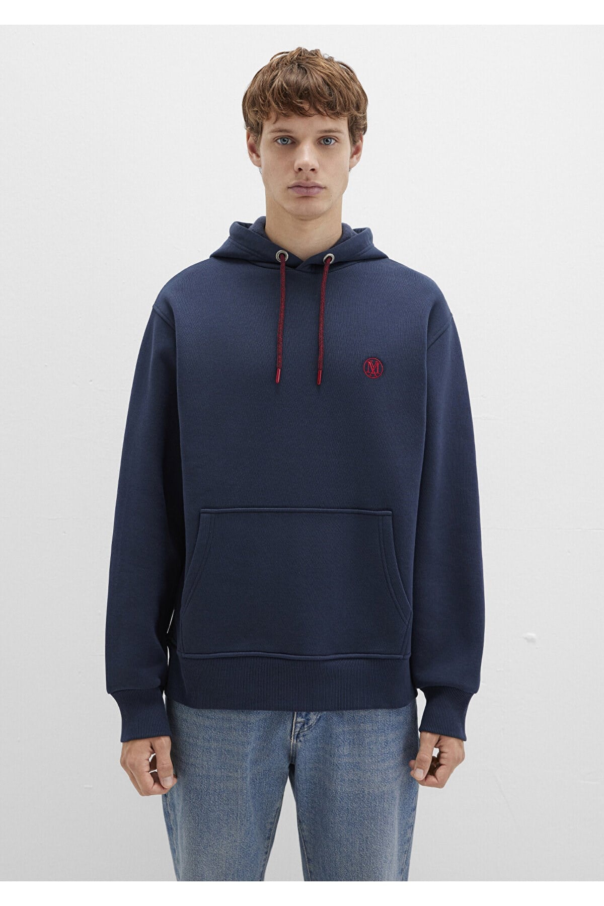 MAVİ ERKEK KAPÜŞONLU SWEATSHIRT Gece Lacivert