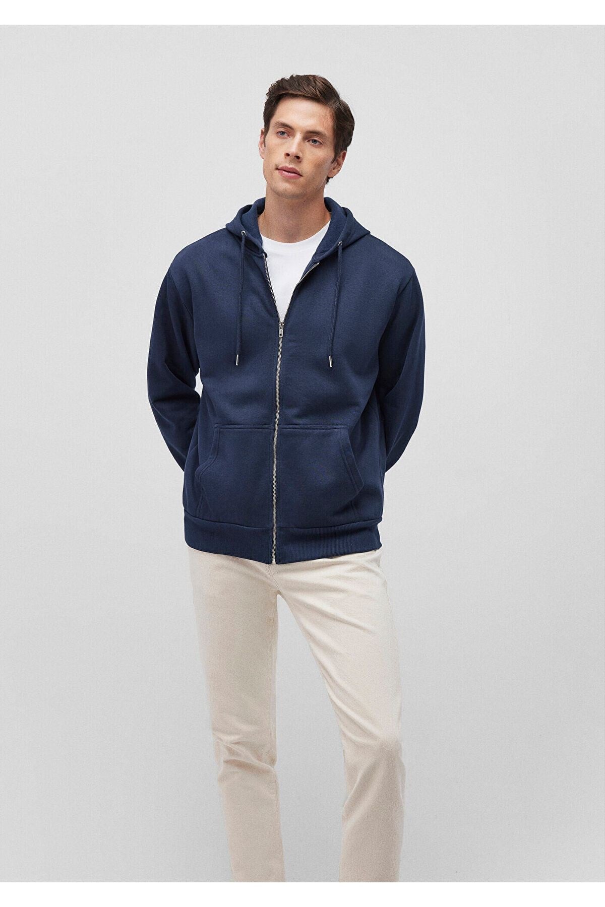 MAVİ ERKEK KAPÜŞONLU SWEATSHIRT  Gece Lacivert 0S10277-70490
