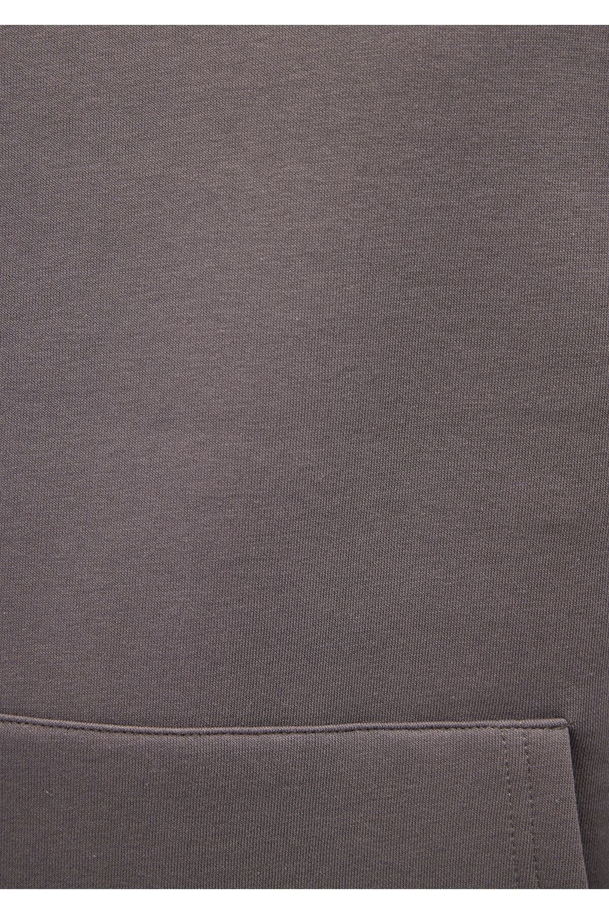 MAVİ ERKEK KAPÜŞONLU SWEATSHIRT Gri 0S10275-70096