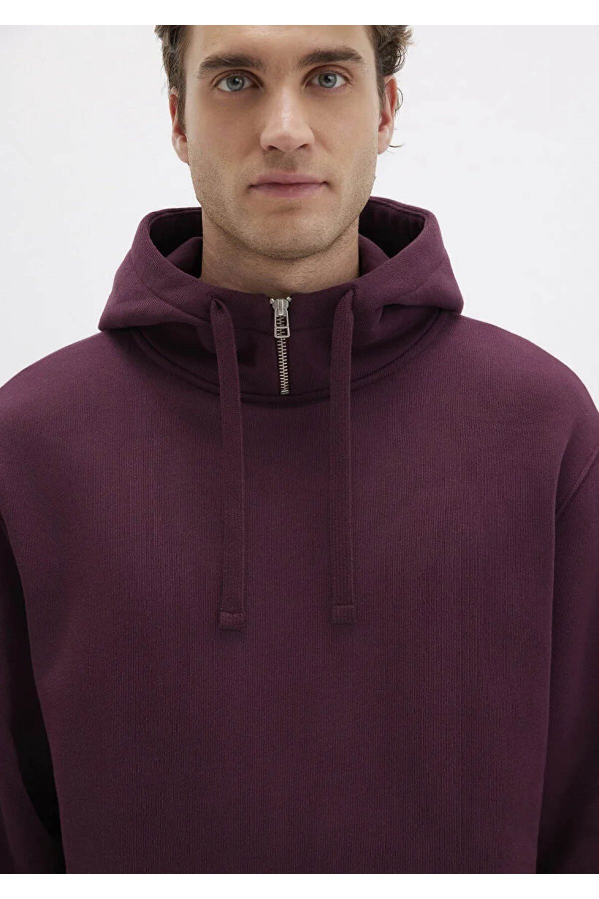 MAVİ ERKEK KAPÜŞONLU SWEATSHIRT Şarap Bordo 0S10473-70434