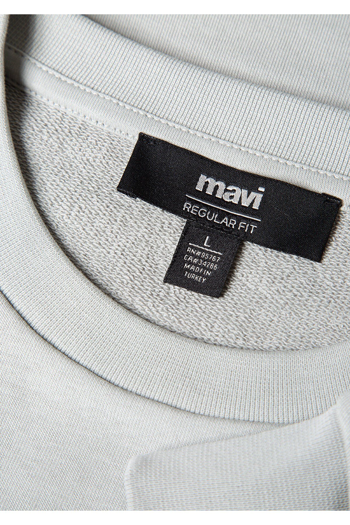 MAVİ ERKEK MAVİ BASKILI SWEATSHIRT Açık Gri 0S10402-70075