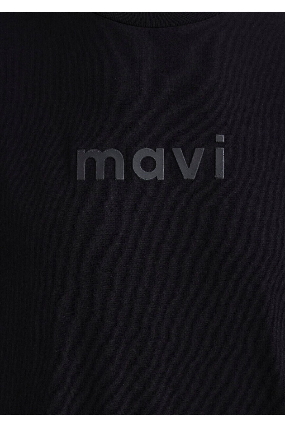 MAVİ ERKEK MAVİ BASKILI TİŞÖRT Siyah 0612732-900