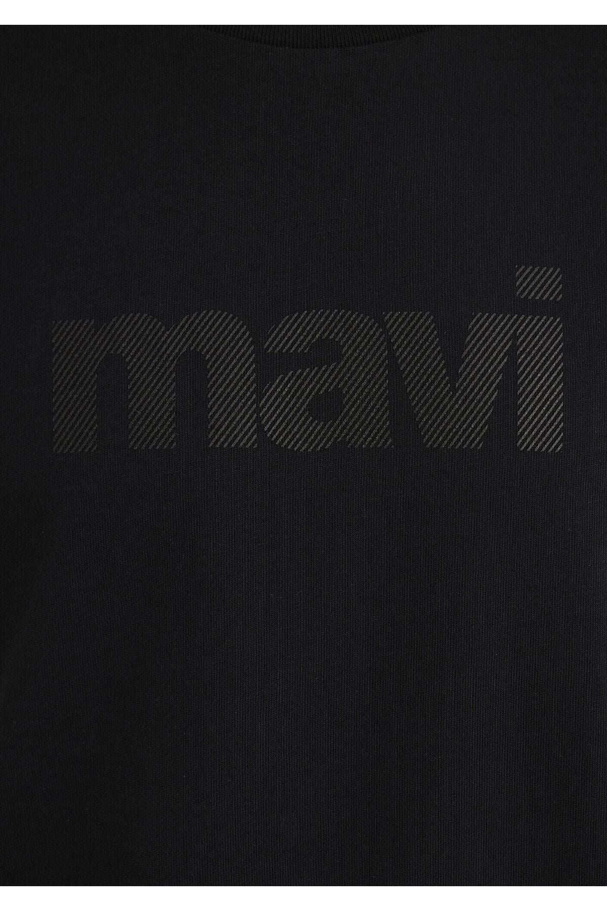 MAVİ ERKEK MAVİ LOGO TİŞÖRT Siyah 0611807-900