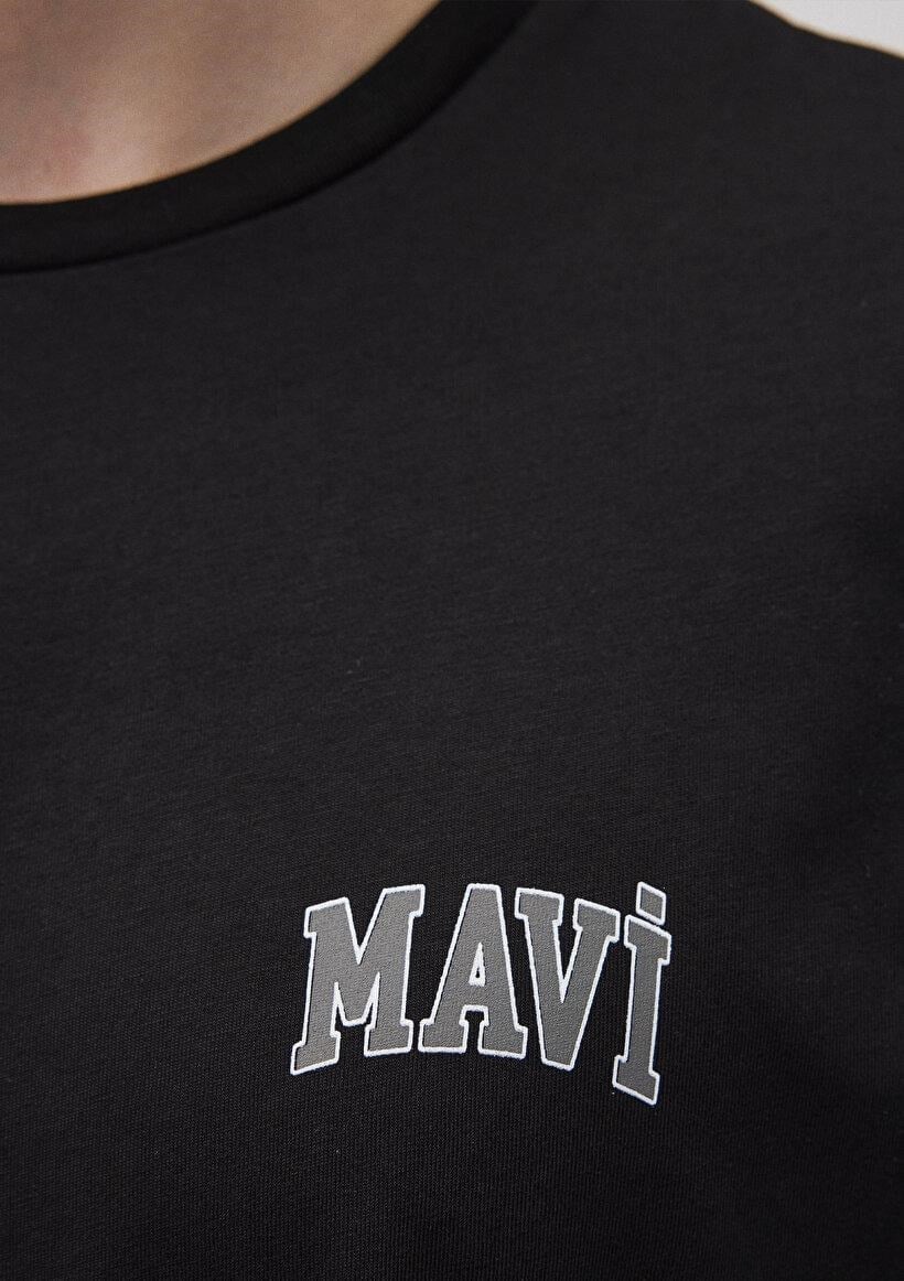 MAVİ ERKEK MAVİ LOGO TİŞÖRT Siyah 0611714-900