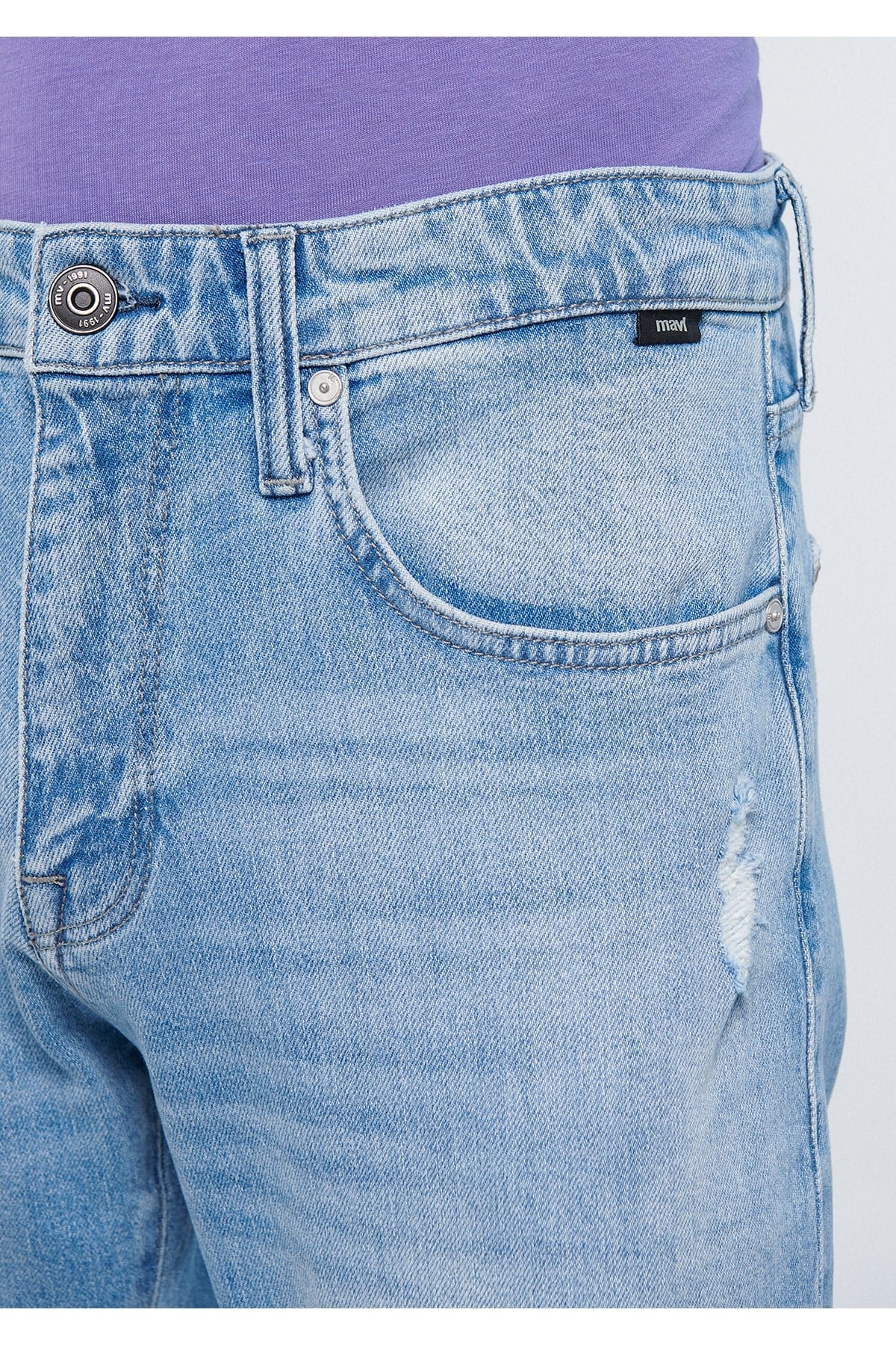 MAVİ ERKEK MILAN Lt Used Ripped Street 0081083805
