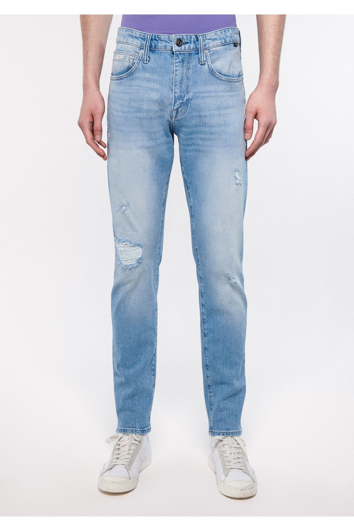 MAVİ ERKEK MILAN Lt Used Ripped Street 0081083805
