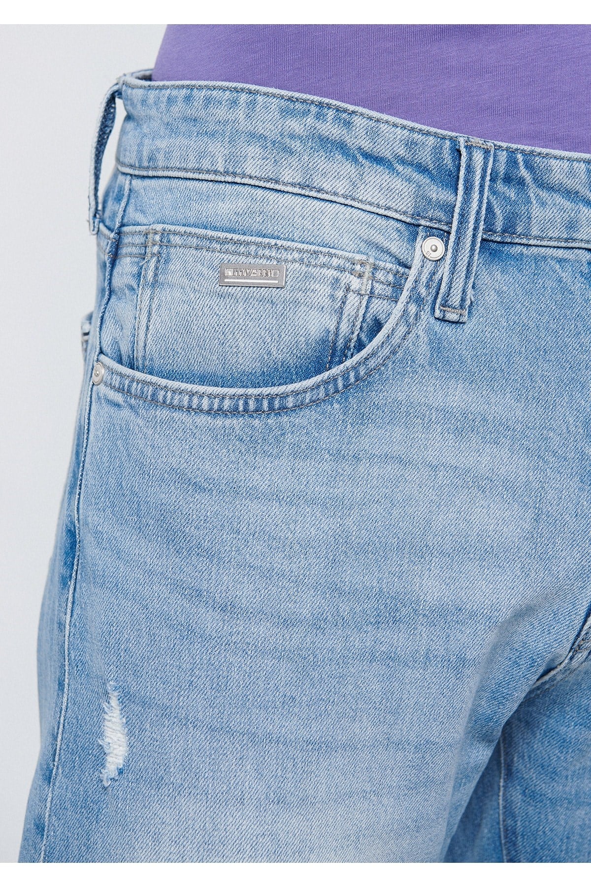 MAVİ ERKEK MILAN Lt Used Ripped Street 0081083805