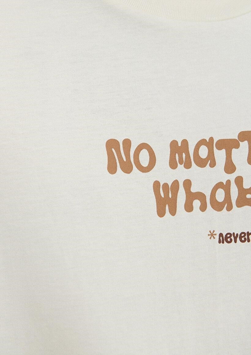 MAVİ ERKEK NO MATTER WHAT TİŞÖRT Bej 0611940-70072