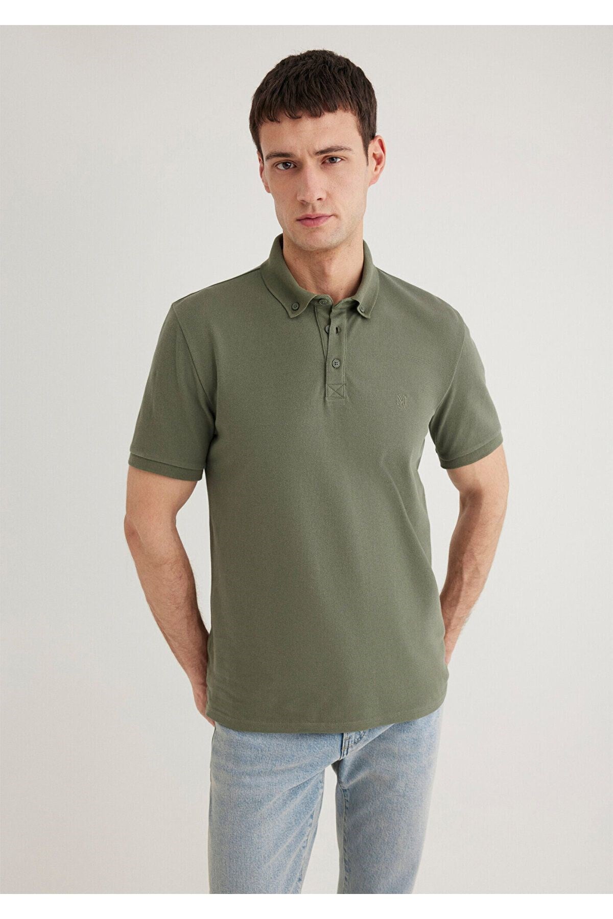 MAVİ ERKEK POLO TİŞÖRT Haki 063247-33198