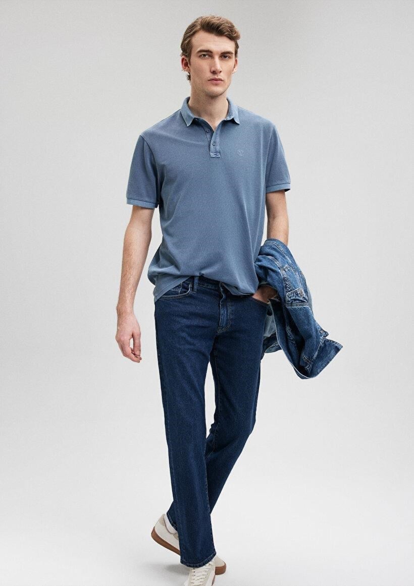 MAVİ ERKEK POLO TİŞÖRT Vintage Indigo 0611921-86702