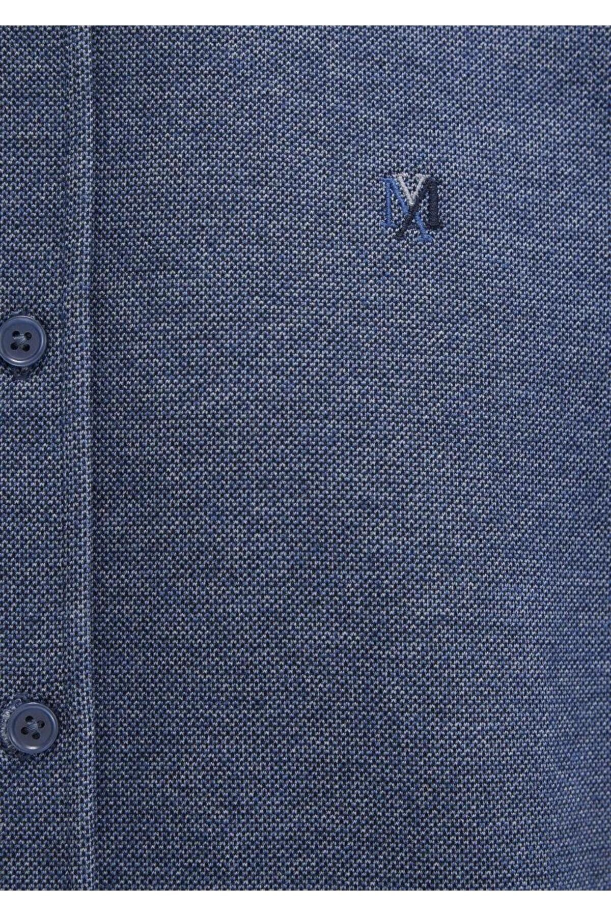 MAVİ ERKEK UZUN KOL GÖMLEK Koyu Denim 0211763-70718