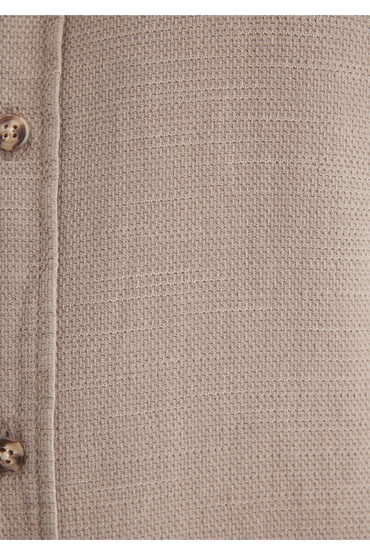 MAVİ ERKEK UZUN KOL GÖMLEK Kum 0211461-80697