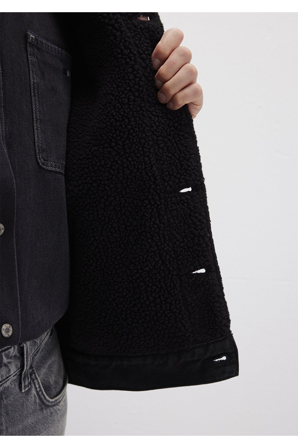 MAVİ ERKEK ZANDER Black Sherpa Classic Denim 0111214-89117
