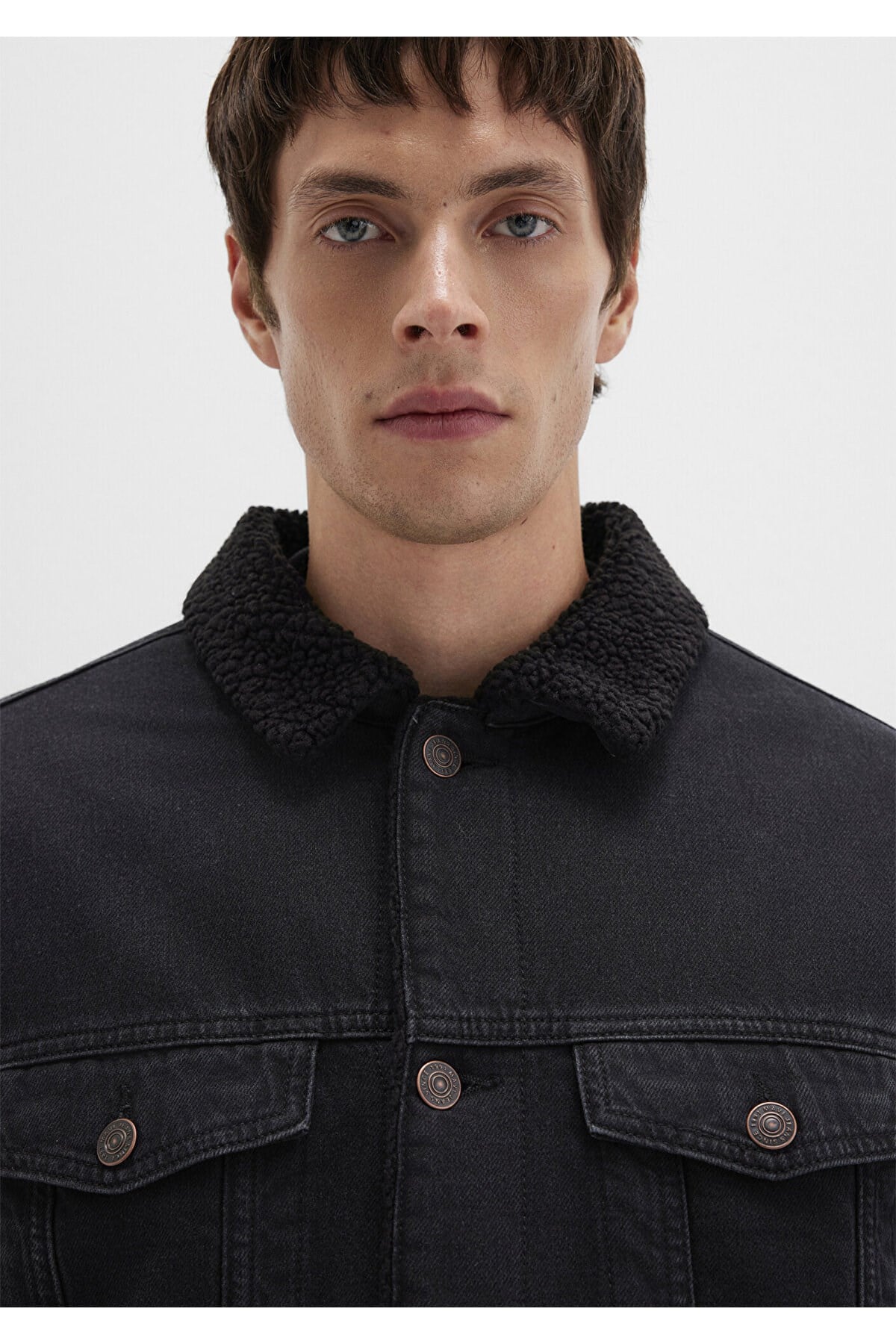 MAVİ ERKEK ZANDER Black Sherpa Classic Denim 0111214-89117