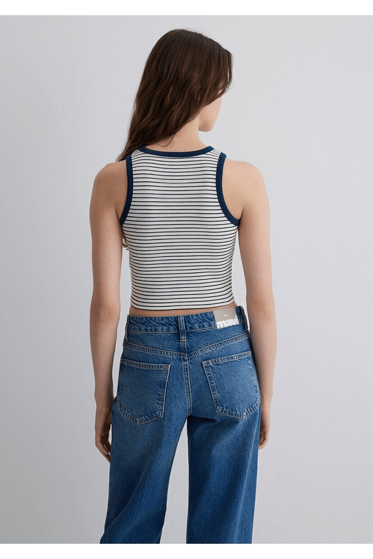 MAVİ KADIN ASKILI MODELLİ PENYE Outher Space Stripe 1613089-89811