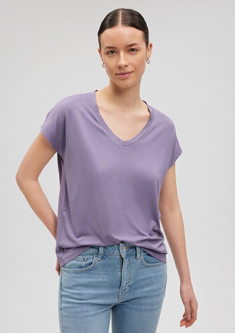 MAVİ KADIN BASIC V YAKA PENYE Cadet 167714-70608
