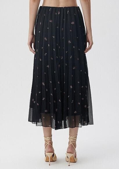 MAVİ KADIN BASKILI ETEK Black Rose Print 1310227-85876