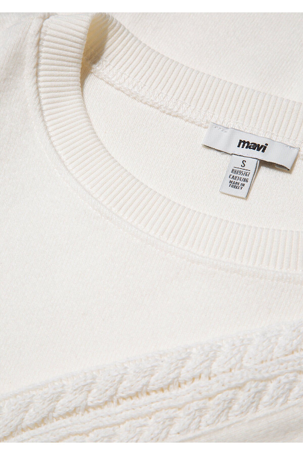 MAVİ KADIN BİSİKLET YAKA SWEATSHIRT Hindistan Ceviz 1S10292-80194