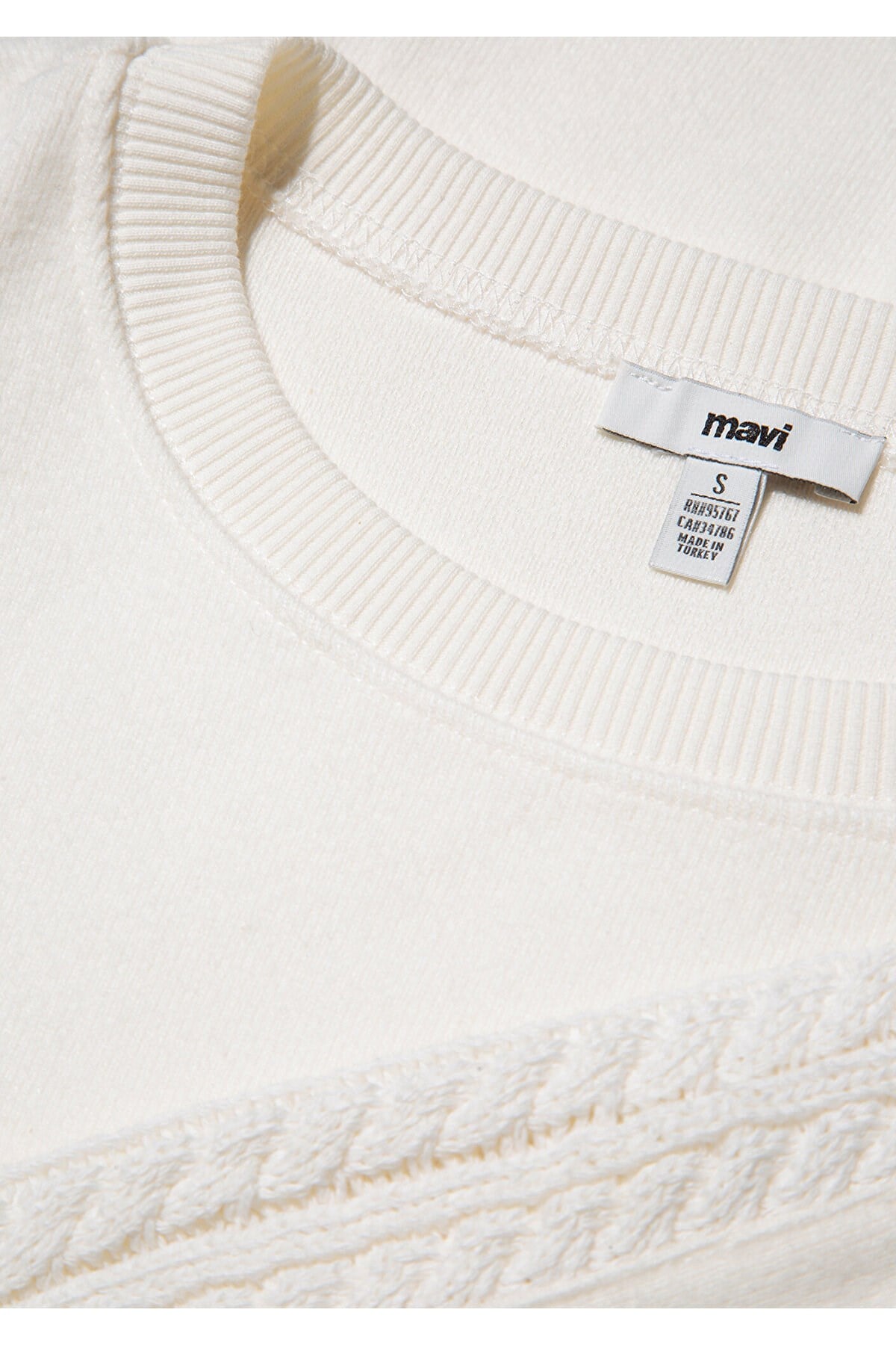MAVİ KADIN BİSİKLET YAKA SWEATSHIRT Hindistan Ceviz 1S10292-80194