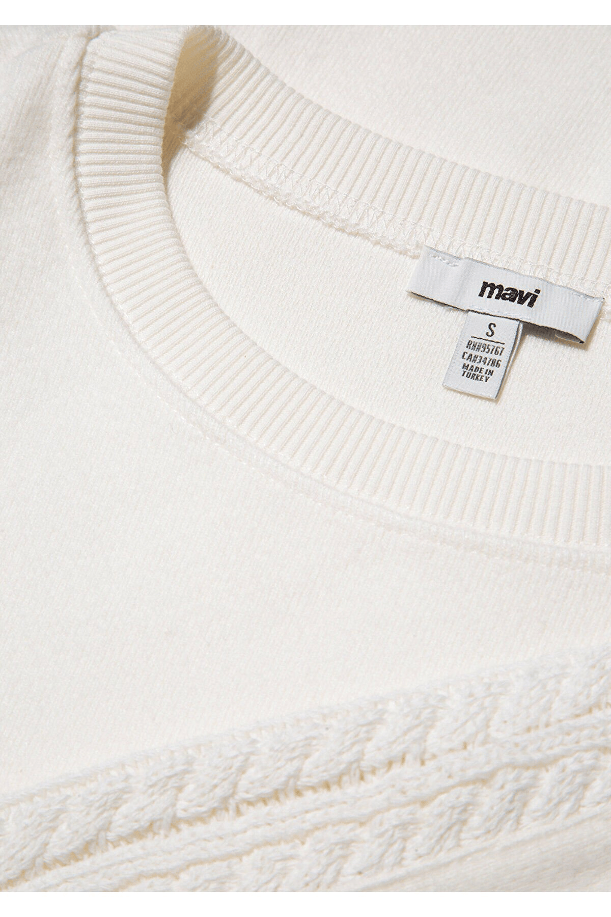 MAVİ KADIN BİSİKLET YAKA SWEATSHIRT Hindistan Ceviz 1S10292-80194