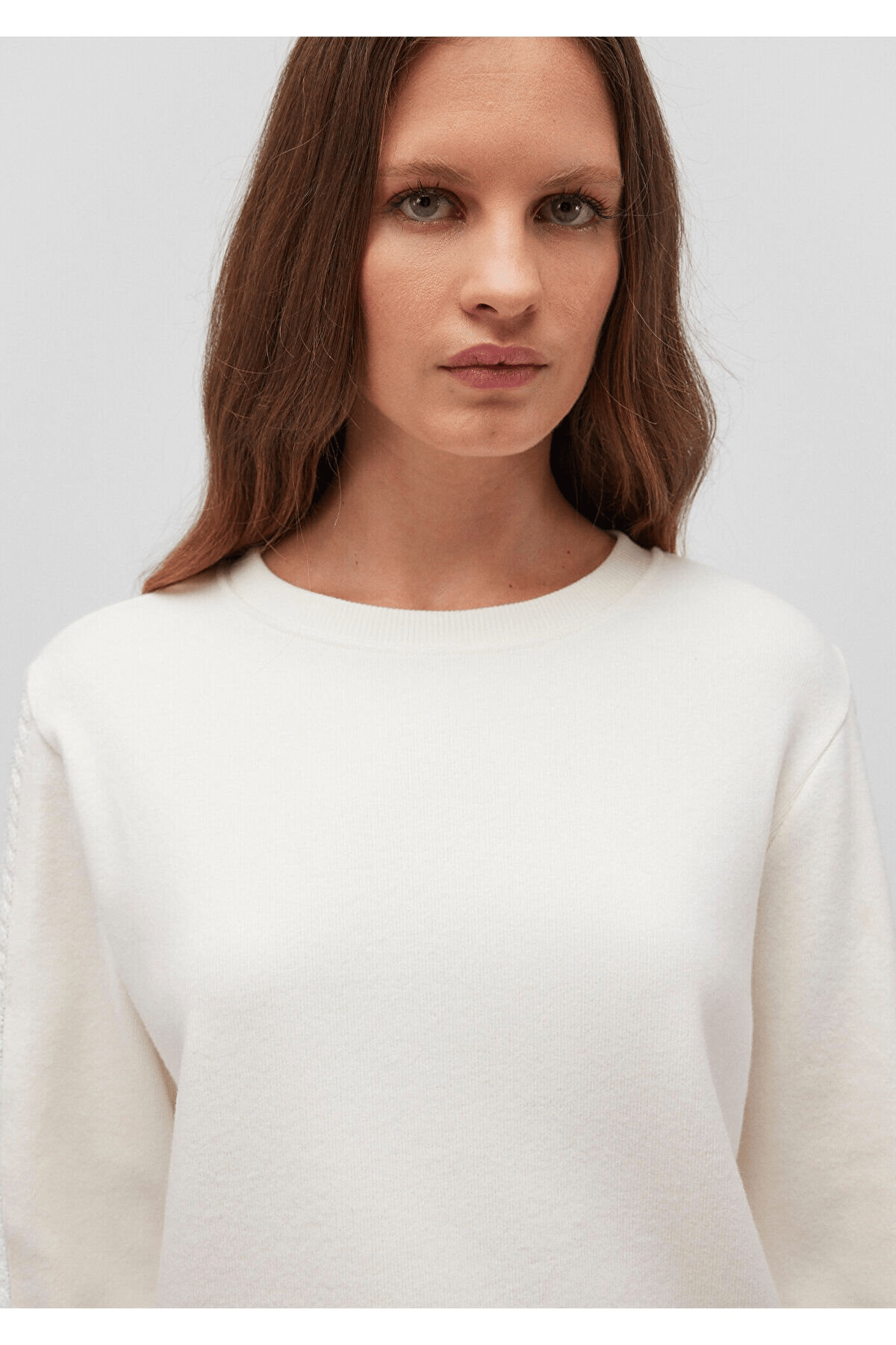 MAVİ KADIN BİSİKLET YAKA SWEATSHIRT Hindistan Ceviz 1S10292-80194