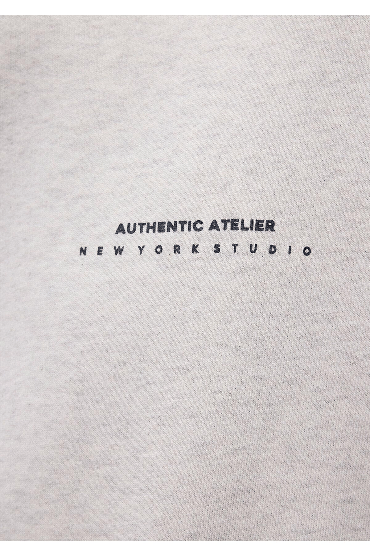 MAVİ KADIN BISIKLET YAKA SWEATSHIRT Light Grey Mela 1S10160-87033