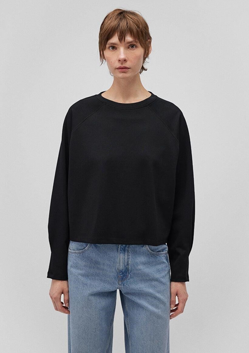 MAVİ KADIN BISIKLET YAKA SWEATSHIRT Siyah 1S10150-900