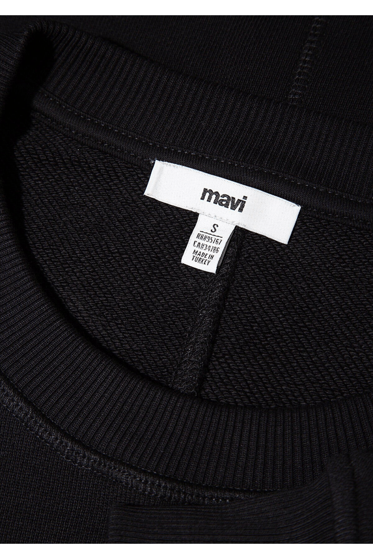 MAVİ KADIN BİSİKLET YAKA SWEATSHIRT Siyah 1S10390-900