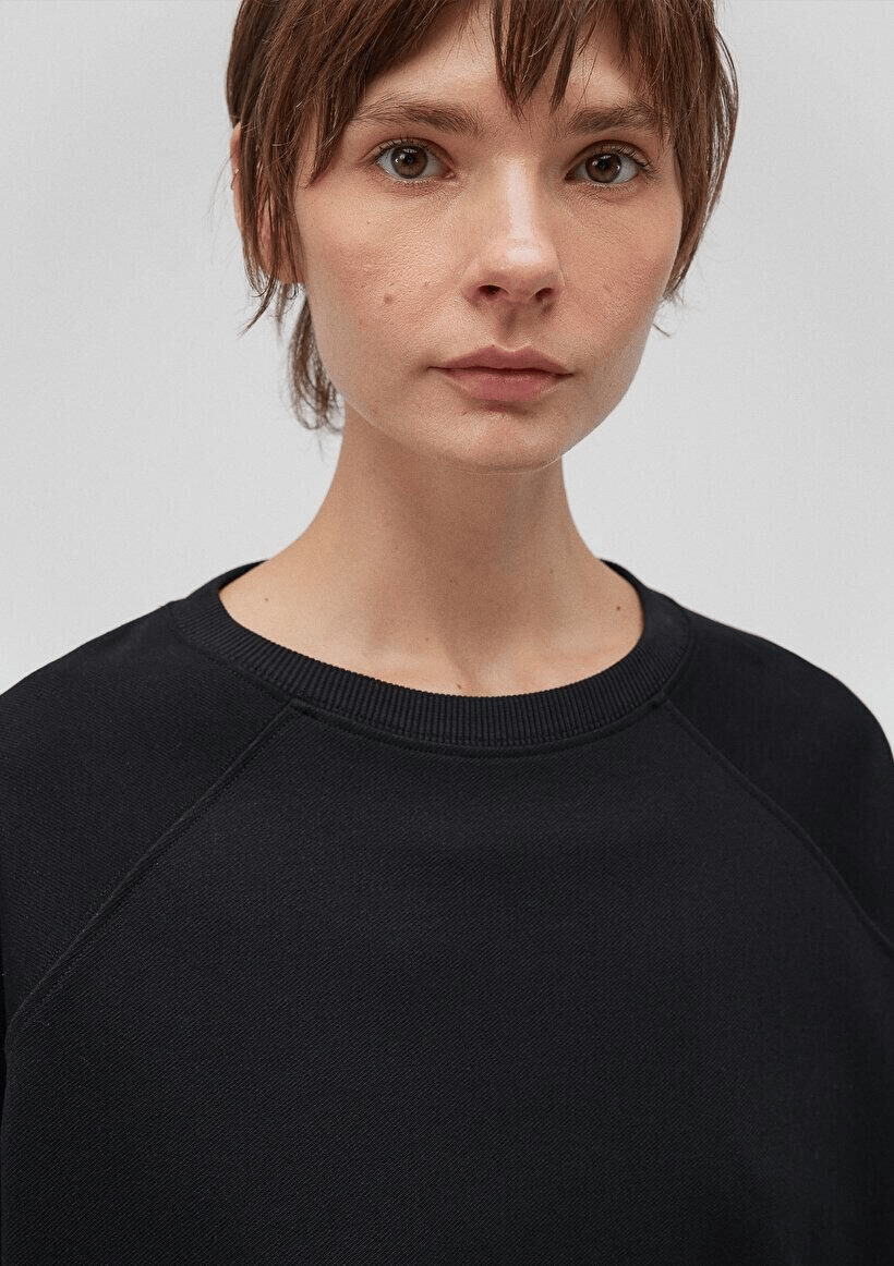 MAVİ KADIN BISIKLET YAKA SWEATSHIRT Siyah 1S10150-900