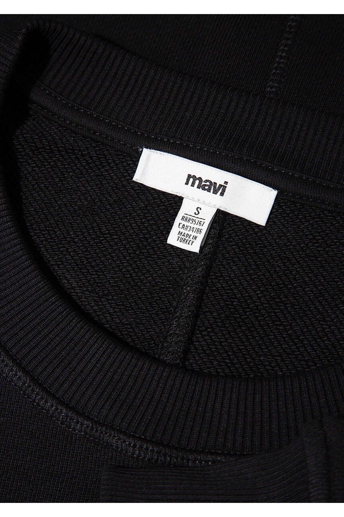 MAVİ KADIN BİSİKLET YAKA SWEATSHIRT Siyah 1S10390-900