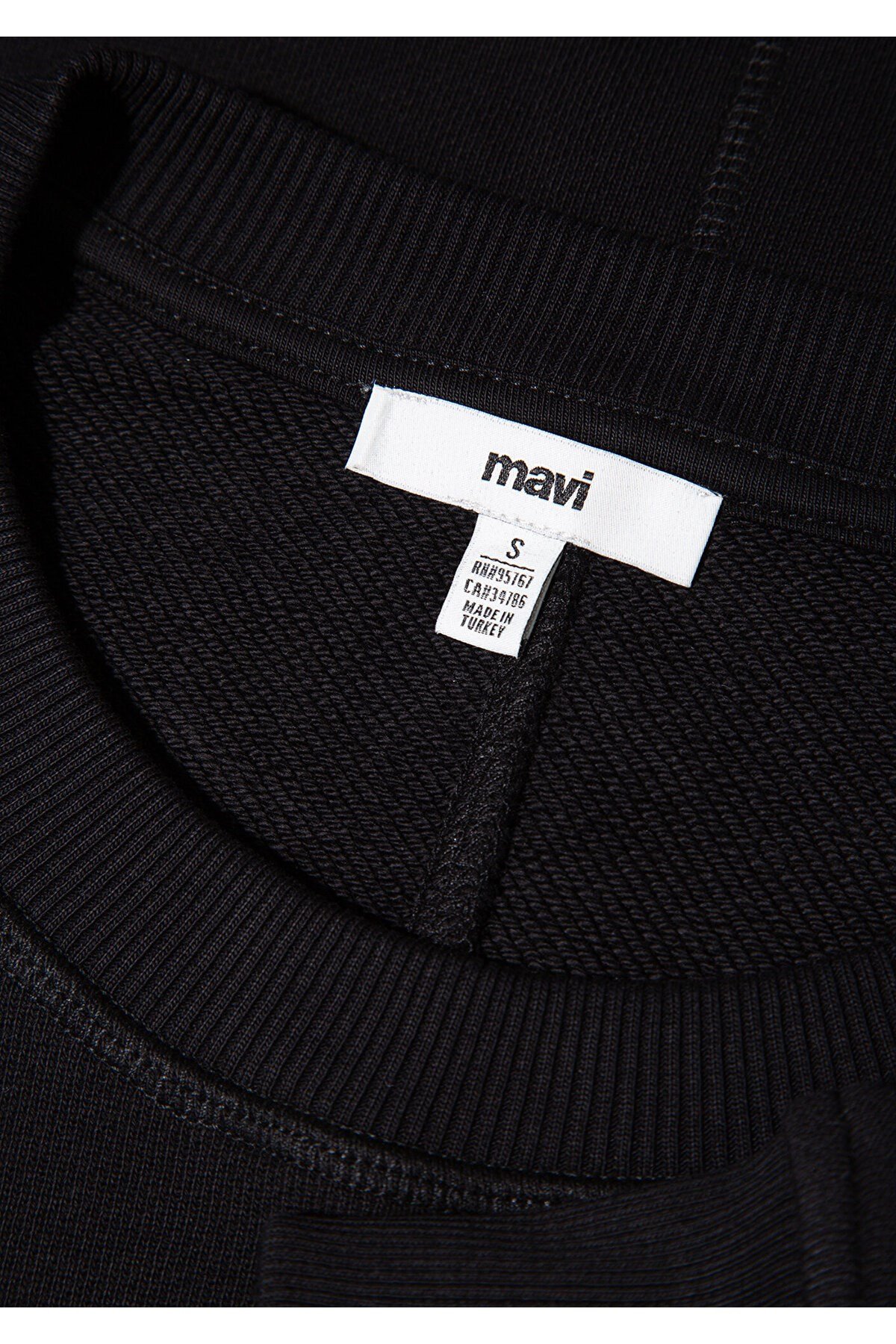 MAVİ KADIN BİSİKLET YAKA SWEATSHIRT Siyah 1S10390-900