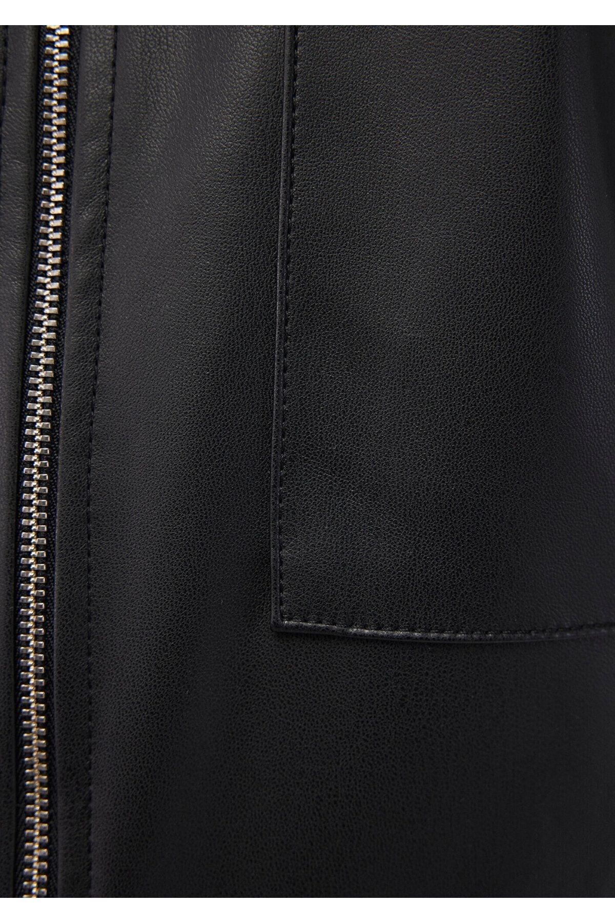 MAVİ KADIN DOKUMA OVERSHIRT Siyah 1210967-900
