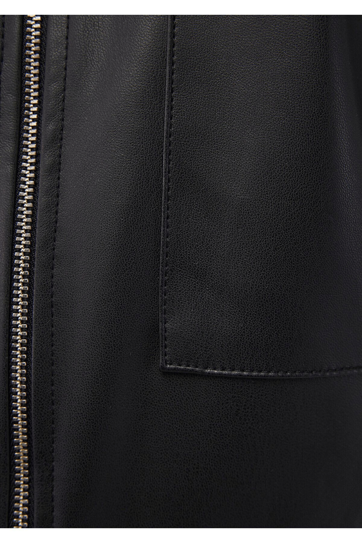 MAVİ KADIN DOKUMA OVERSHIRT Siyah 1210967-900