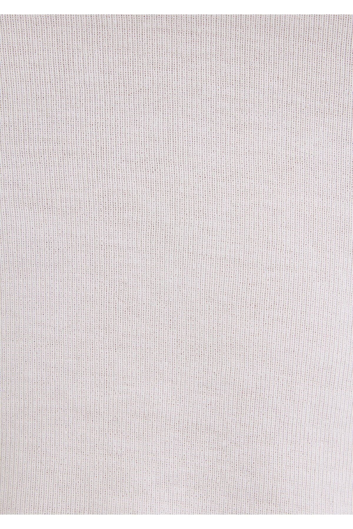 MAVİ KADIN DÜĞME DETAYLI CROP Beyaz 1611639-620