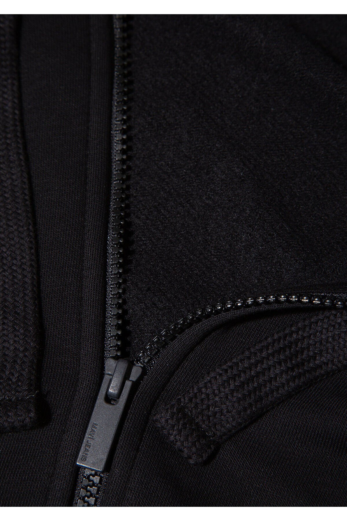 MAVİ KADIN FERMUARLI SWEATSHIRT Siyah 1S10388-900