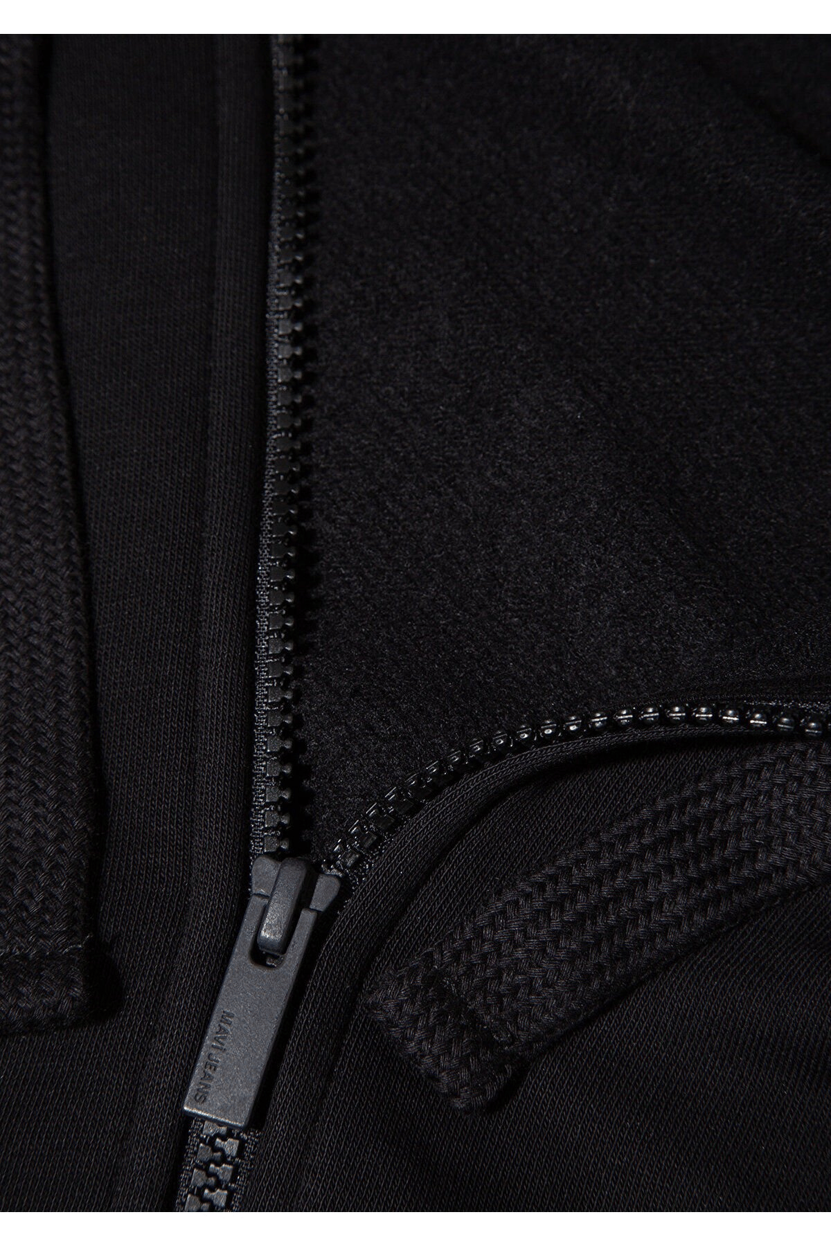 MAVİ KADIN FERMUARLI SWEATSHIRT Siyah 1S10388-900