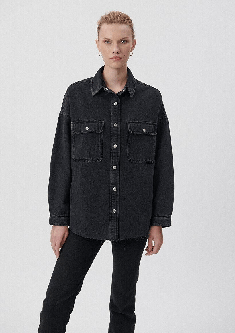 MAVİ KADIN GÖMLEK TAMARA Smoke Denim 122883-35618