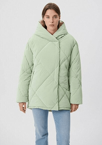 MAVİ KADIN HOODED JACKET Smoke Green 1110087-71471