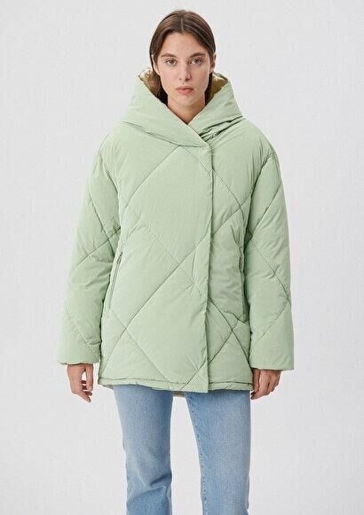 MAVİ KADIN HOODED JACKET Smoke Green 1110087-71471