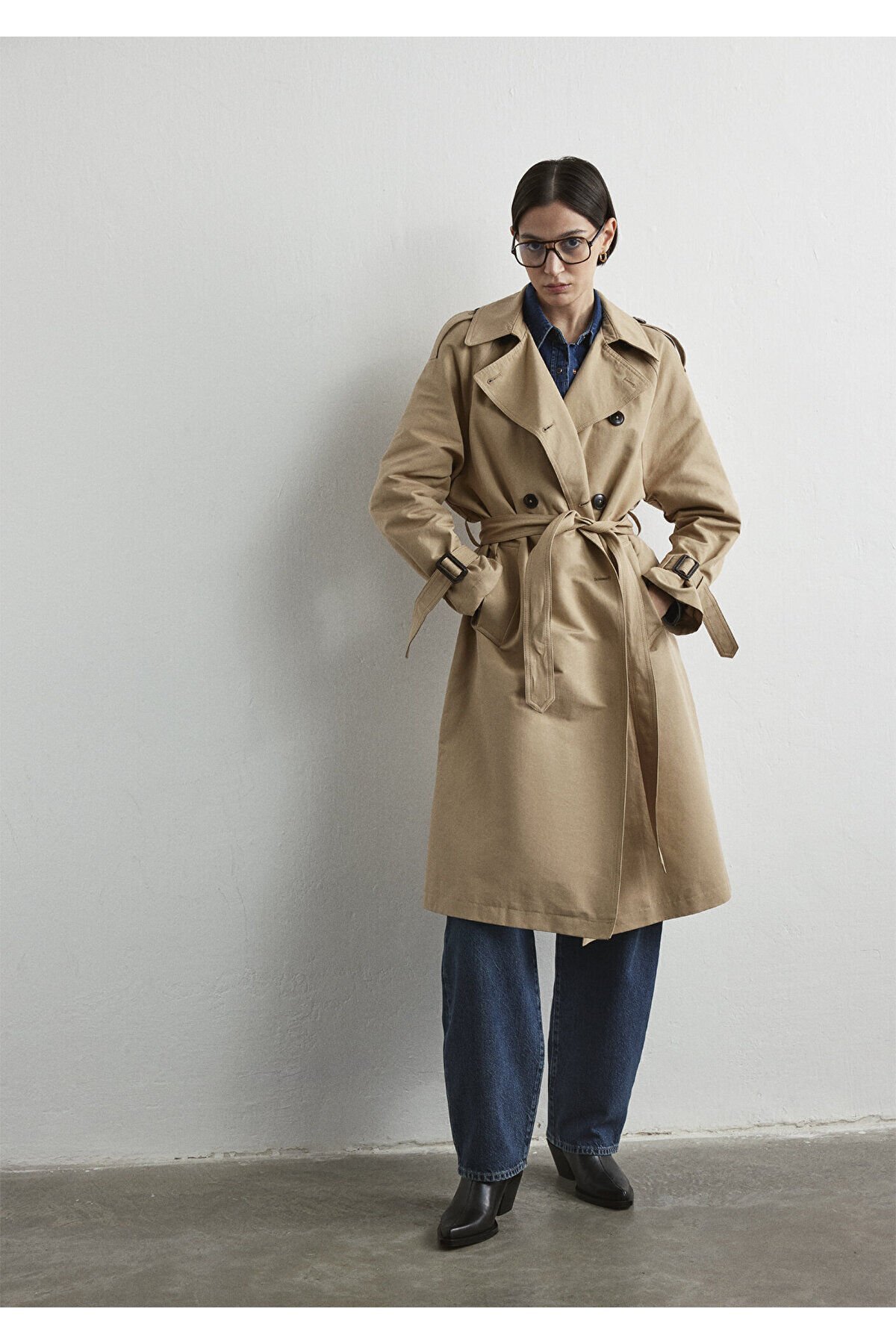 MAVİ KADIN KADIN TRENCHCOAT Koyu Bej 1110458-70202