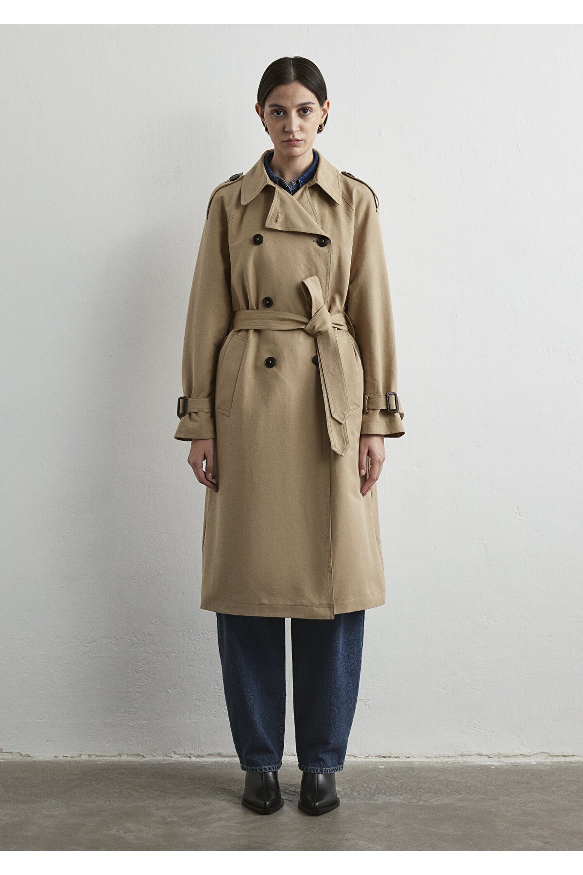 MAVİ KADIN KADIN TRENCHCOAT Koyu Bej 1110458-70202