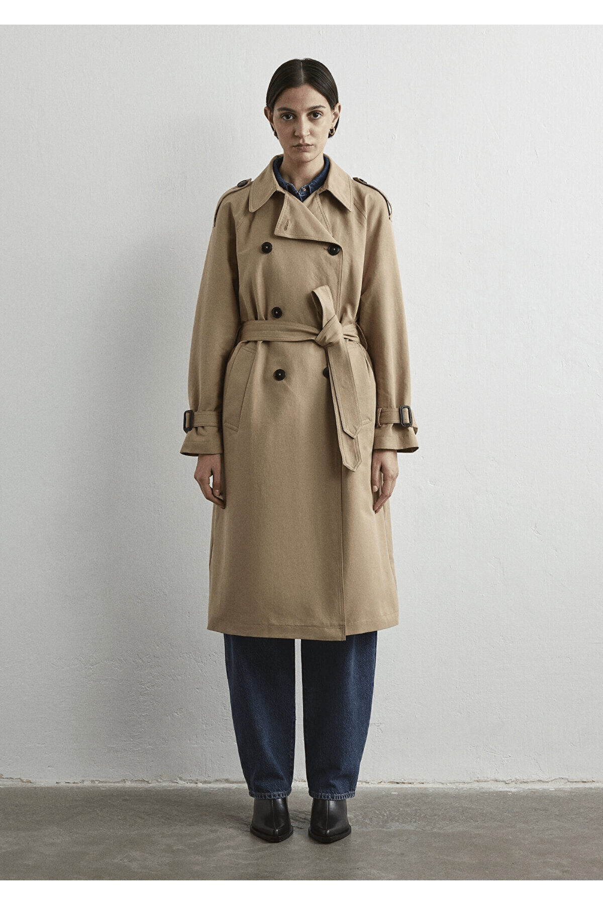 MAVİ KADIN KADIN TRENCHCOAT Koyu Bej 1110458-70202