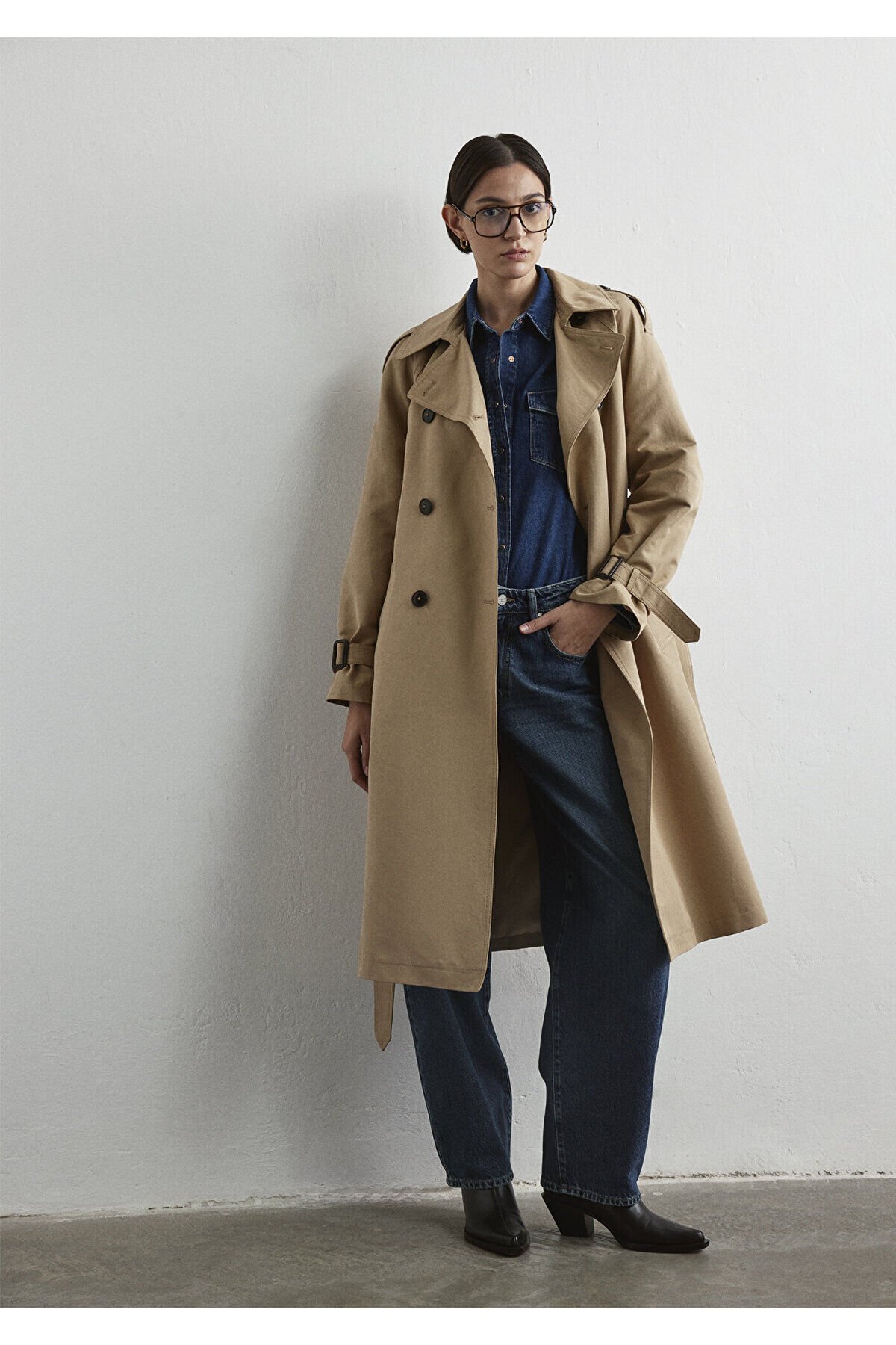 MAVİ KADIN KADIN TRENCHCOAT Koyu Bej 1110458-70202