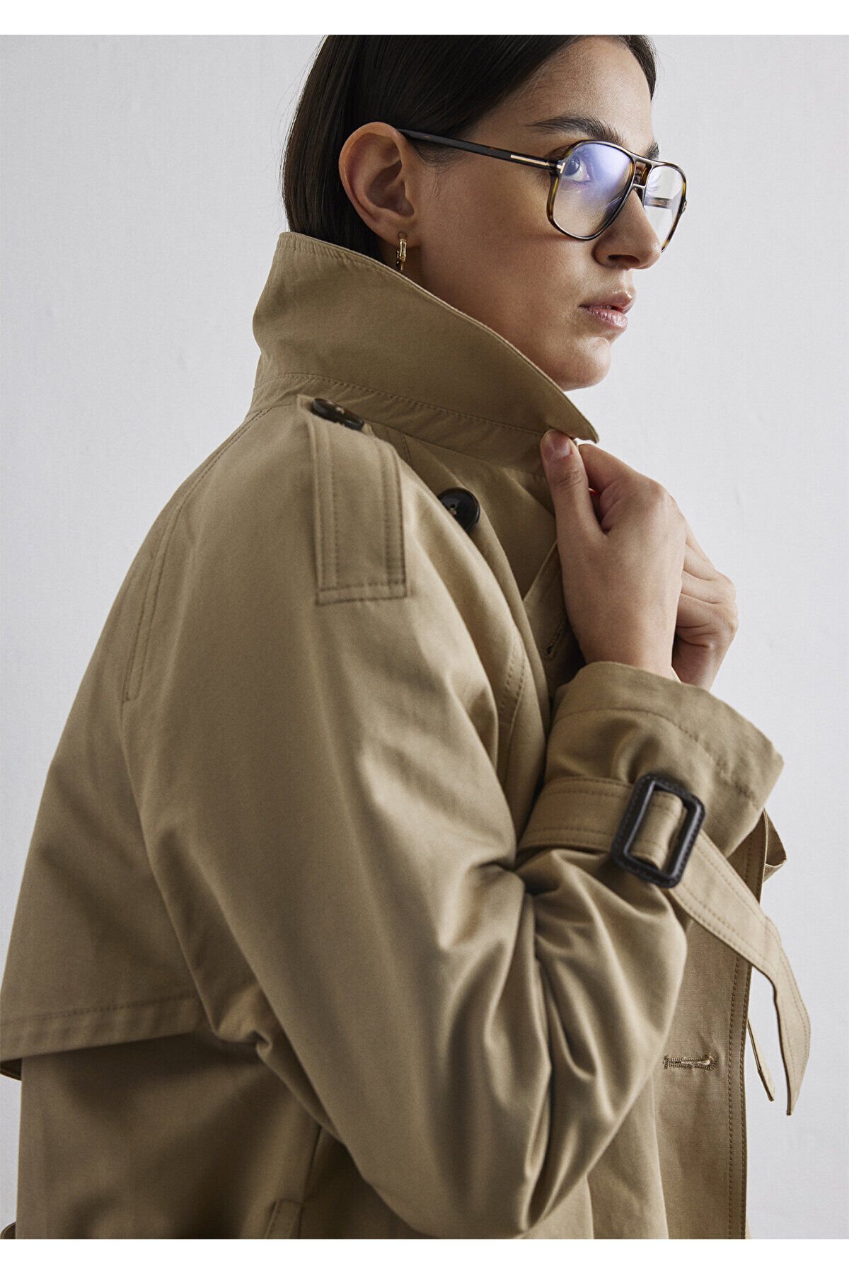 MAVİ KADIN KADIN TRENCHCOAT Koyu Bej 1110458-70202
