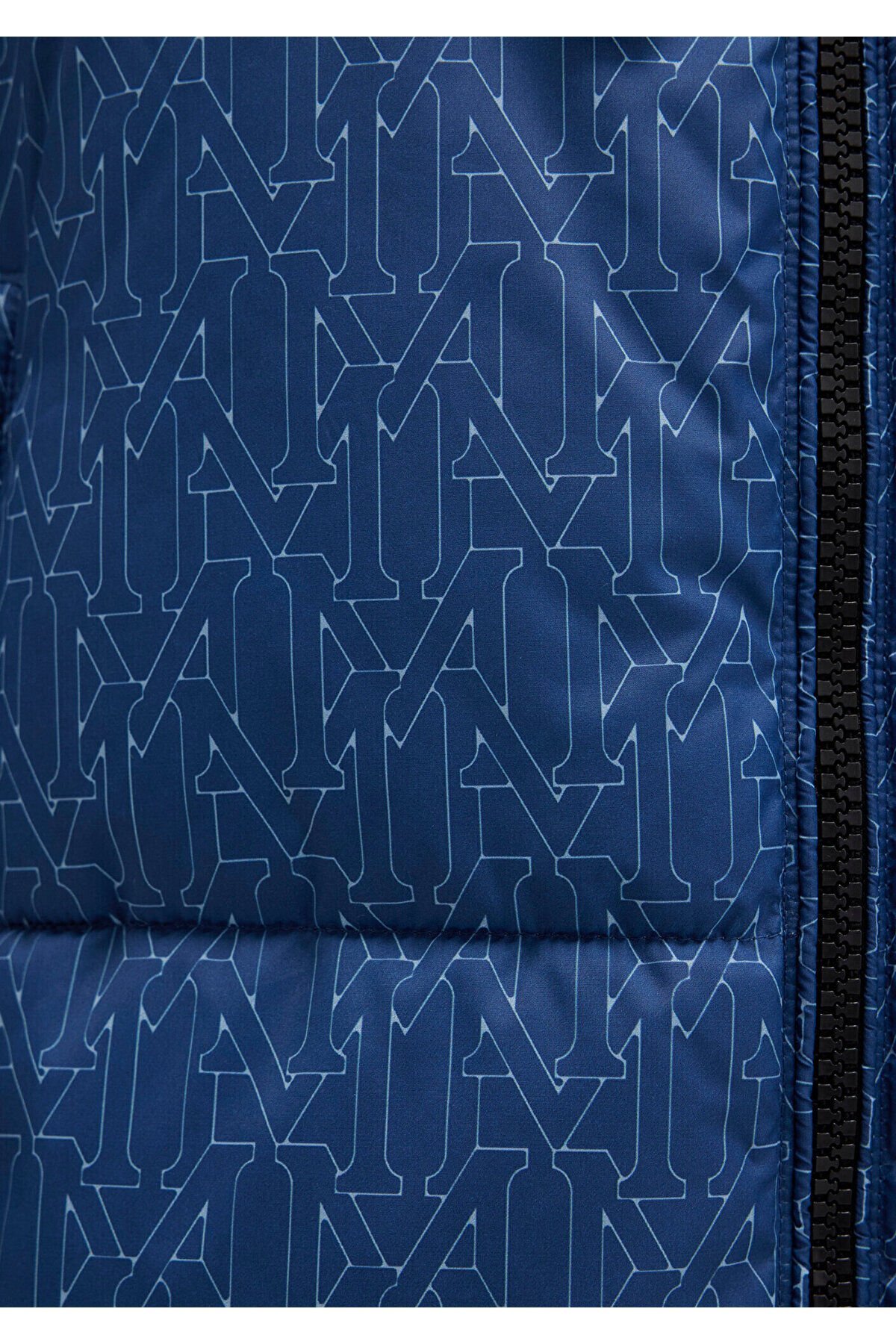 MAVİ KADIN KAPİŞONLU CEKET Vintage Indigo M Print 1110706-90368
