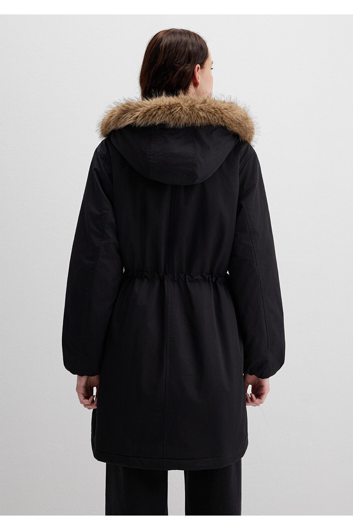 MAVİ KADIN KAPİŞONLU PARKA Siyah 1110786-900