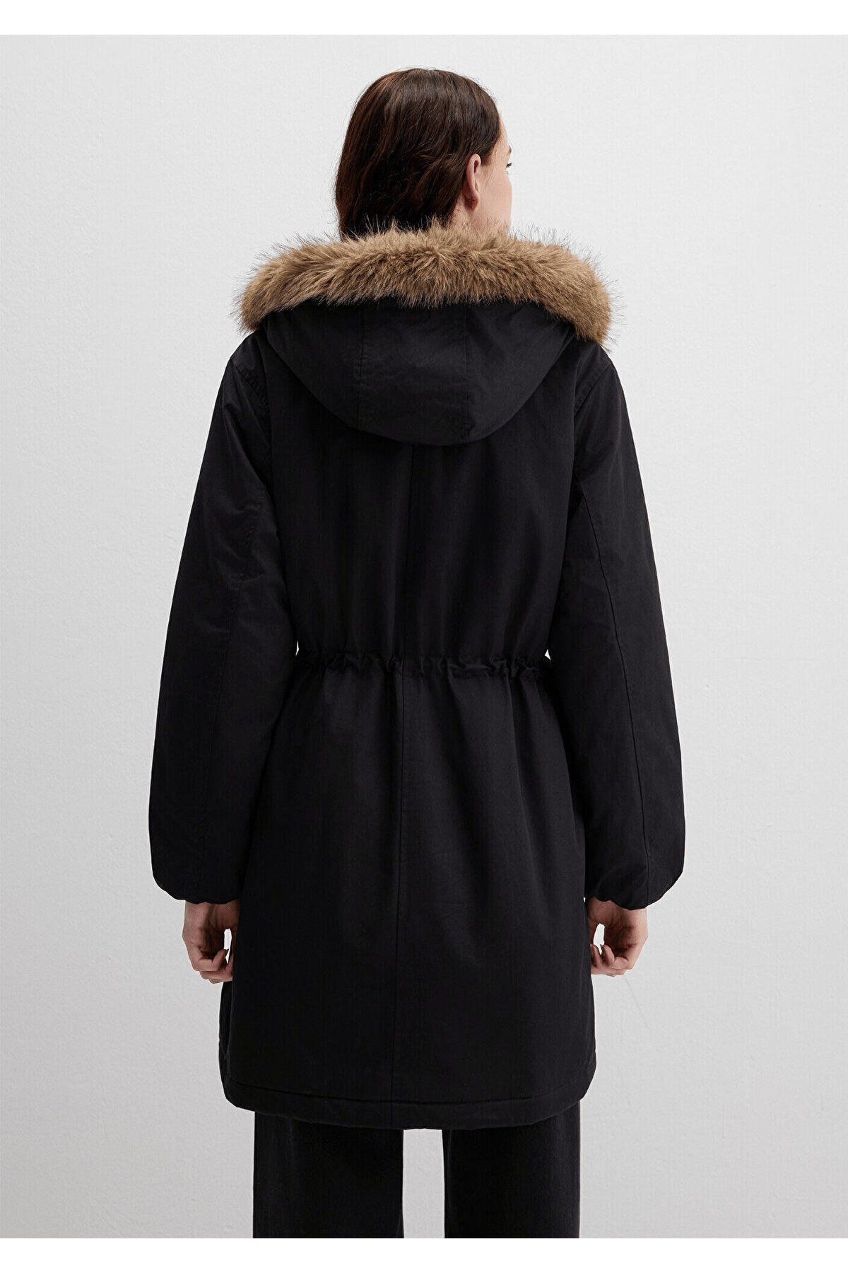 MAVİ KADIN KAPİŞONLU PARKA Siyah 1110786-900